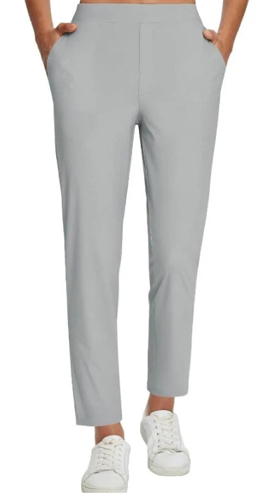 🚨 Last Chance To Save 🚨 Women’s Fitted High- Waisted Zip-Pocket Trousers