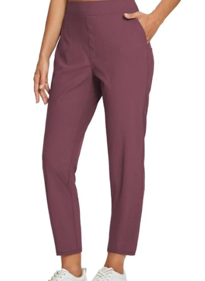 🚨 Last Chance To Save 🚨 Women’s Fitted High- Waisted Zip-Pocket Trousers