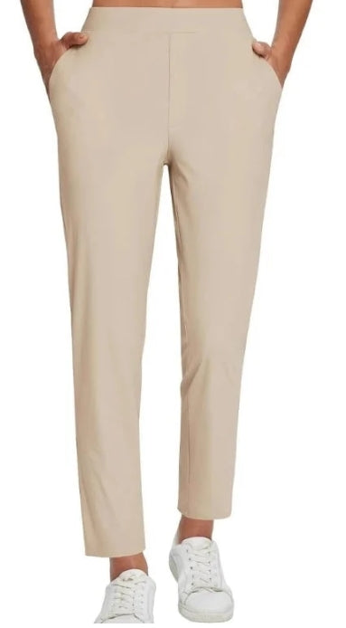🚨 Last Chance To Save 🚨 Women’s Fitted High- Waisted Zip-Pocket Trousers