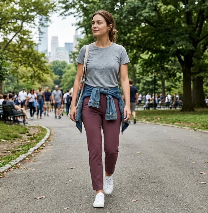 🚨 Last Chance To Save 🚨 Women’s Fitted High- Waisted Zip-Pocket Trousers