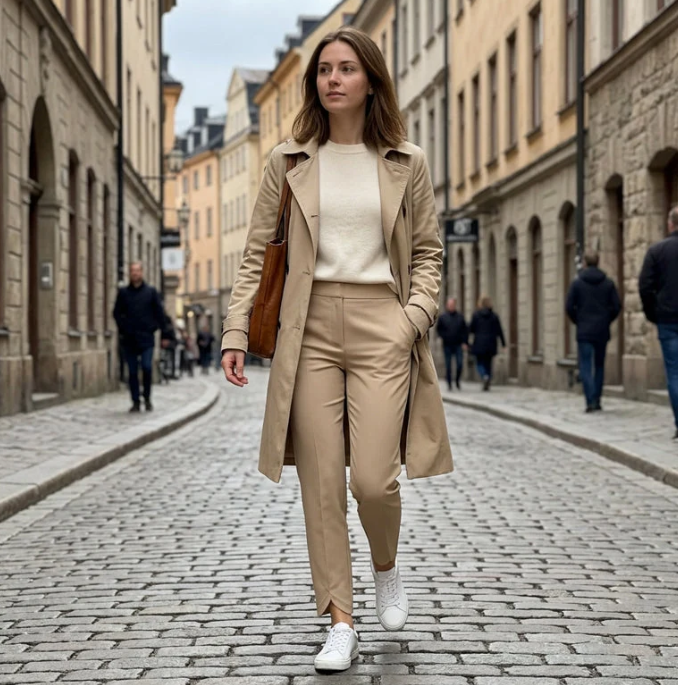 🚨 Last Chance To Save 🚨 Women’s Fitted High- Waisted Zip-Pocket Trousers
